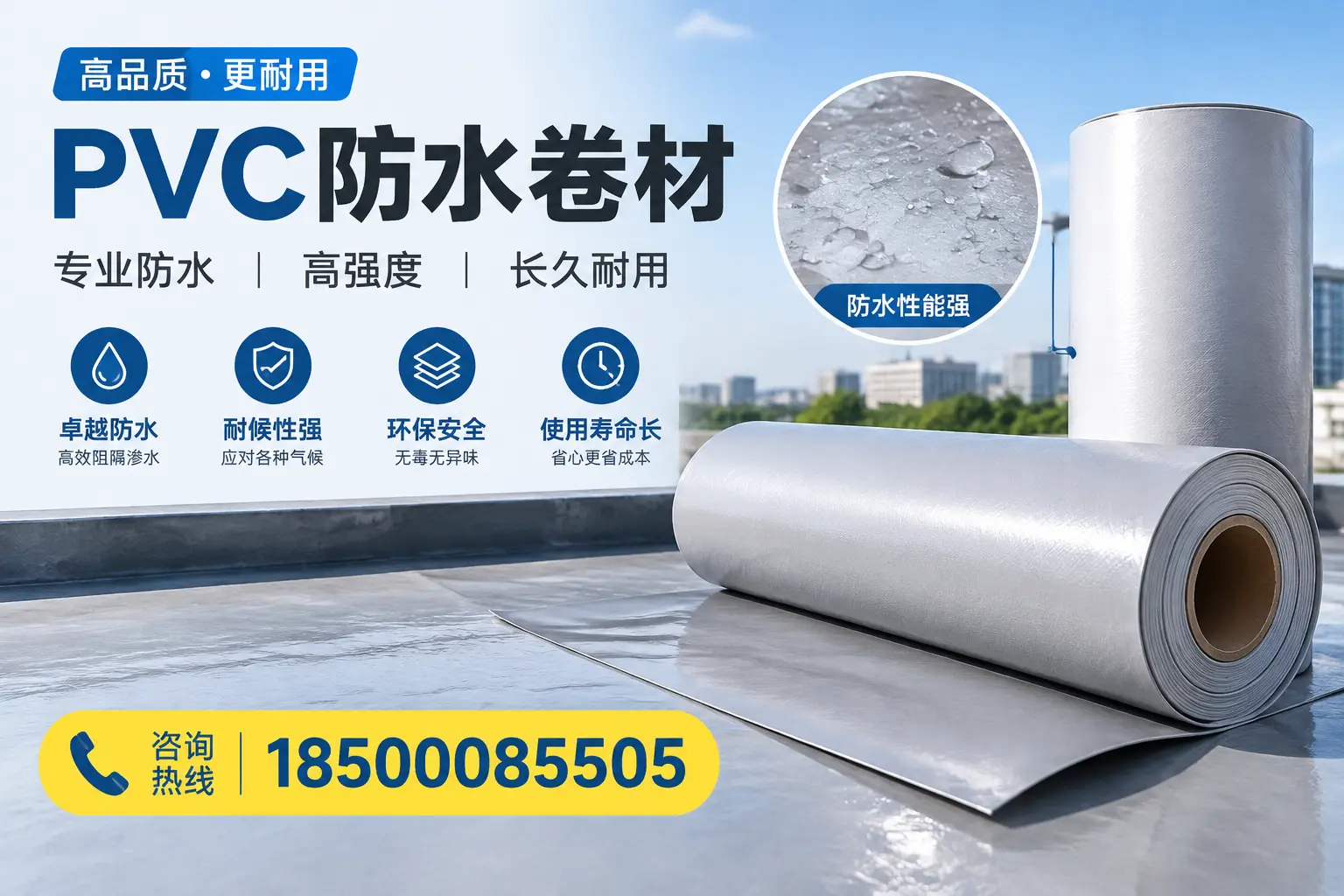 PVC防水卷材的安装方法与注意事项,玉树用户必看